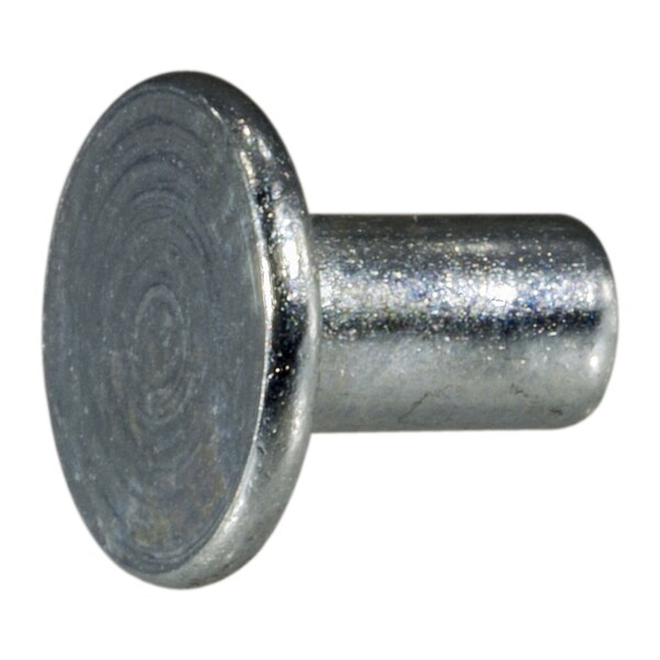 Midwest Fastener Tinner Rivet, Flat Head, 5/16" Dia., Steel Body, 150 PK 62205 - main